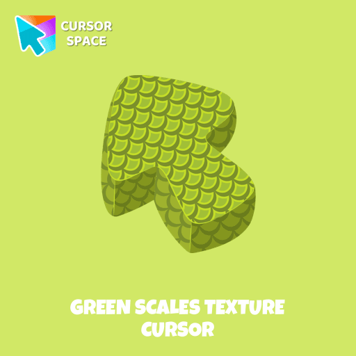 Green Scales Texture cursor